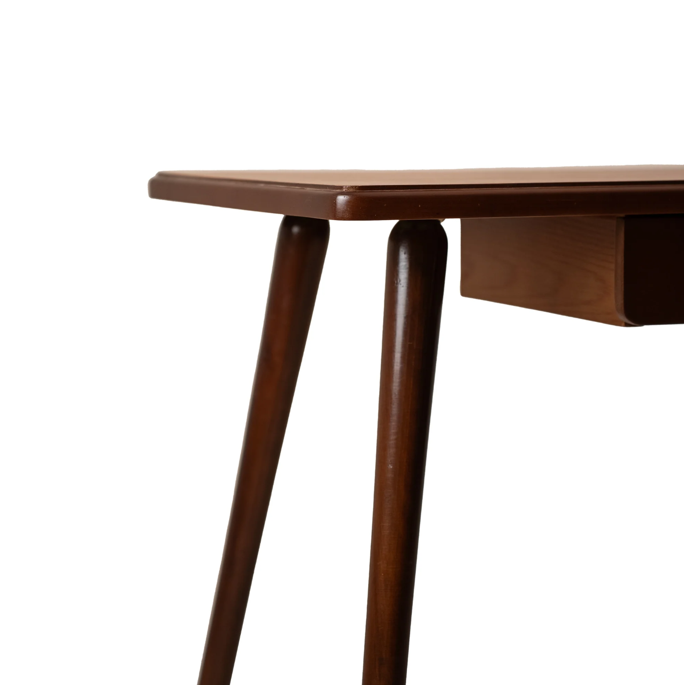 Minimalist Wooden Desk – Solid Beech with Functional Drawer