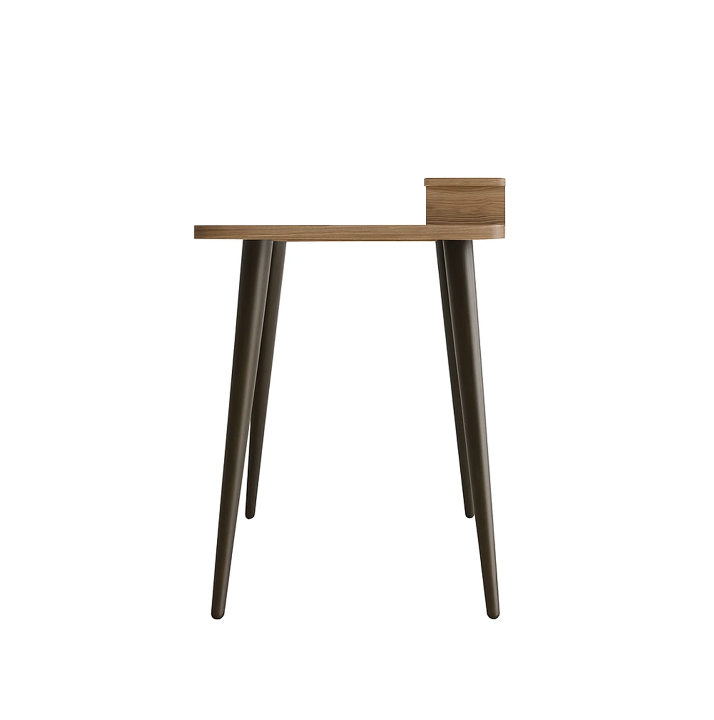 Minimalist Study Desk – Elevated Organizer Shelf