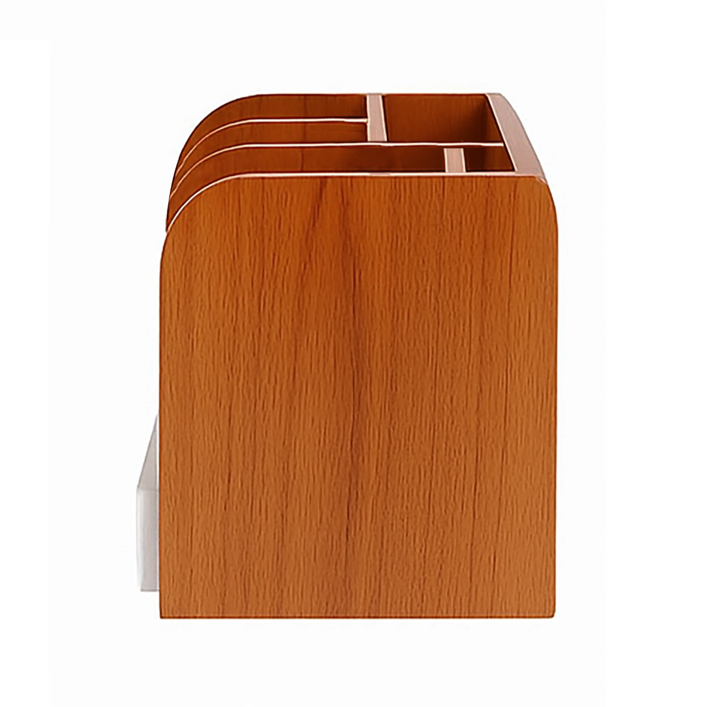 Minimalist Wooden Desk Organizer – Double Layer
