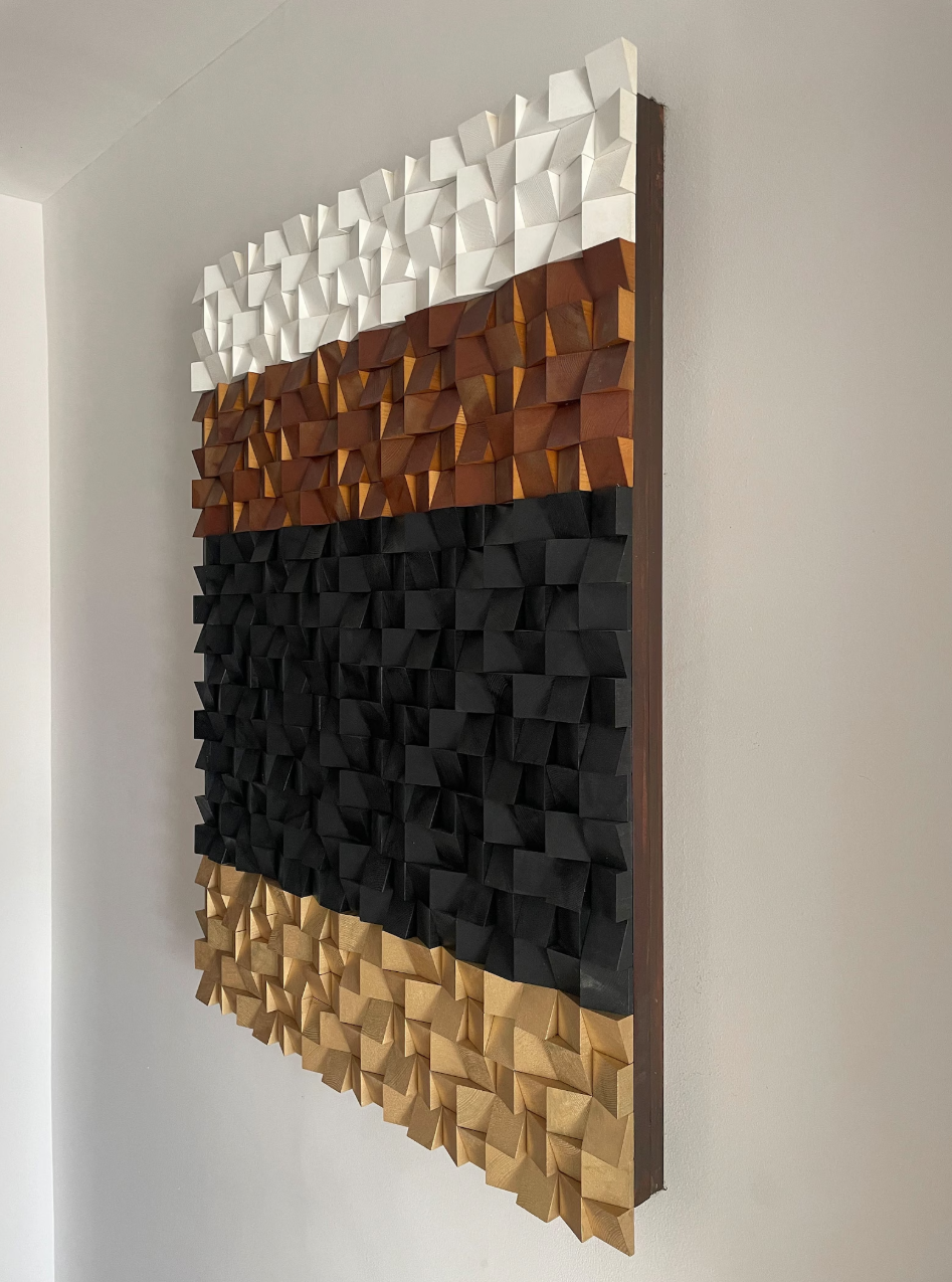 Modern Home Decor, Functional Wall Art, Electric Panel Cover, Fuse Box Cover, Mosaic Electrical Circuit Breaker Box Wall Panel Cover