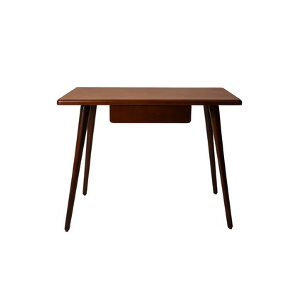 Minimalist Wooden Desk – Solid Beech with Functional Drawer