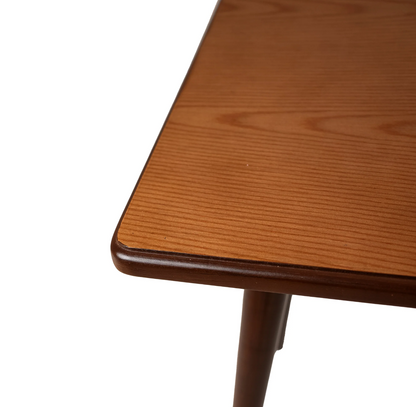 Minimalist Wooden Desk – Solid Beech with Functional Drawer